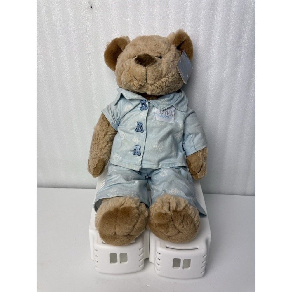 VINTAGE 2000 LA SENZA PLUSH TEDDY BEAR 'CHOPIN' - PYJAMAS - 10TH ANNIVERSARY